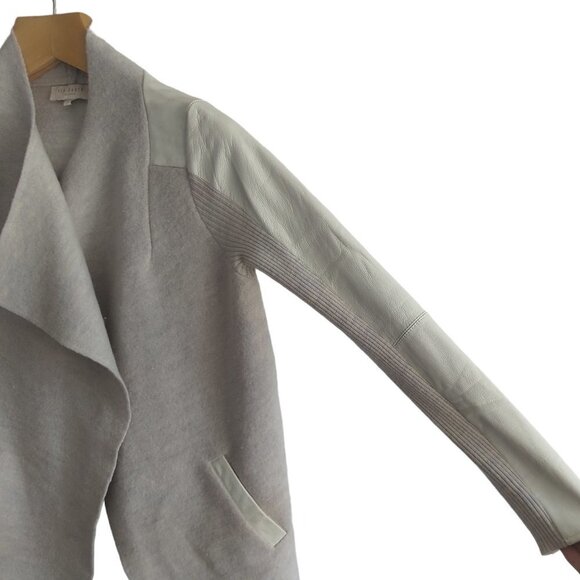 Ted Baker Hazie Boiled Wool Wrap Jacket - Picture 5 of 6